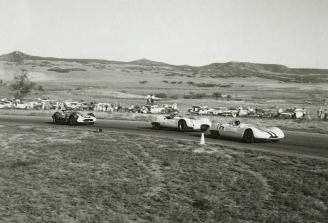 Dave MacDonald races the Cobra LeMans Hardtop at Continental Divide